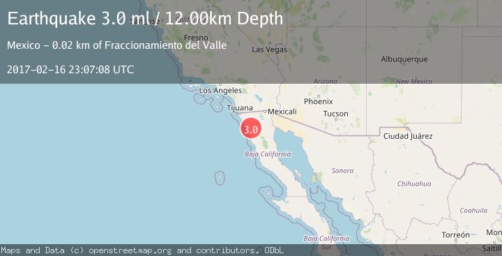 Map of BAJA CALIFORNIA, MEXICO