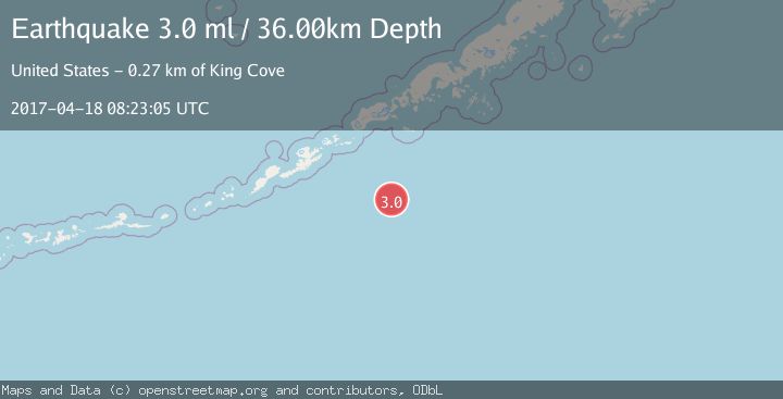 Map of SOUTH OF ALASKA
