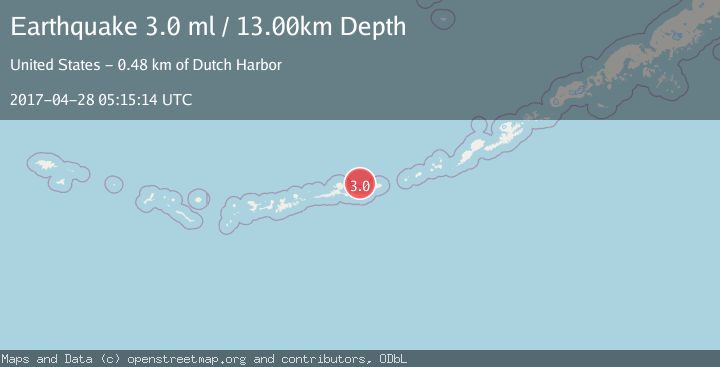 Map of ANDREANOF ISLANDS, ALEUTIAN IS.