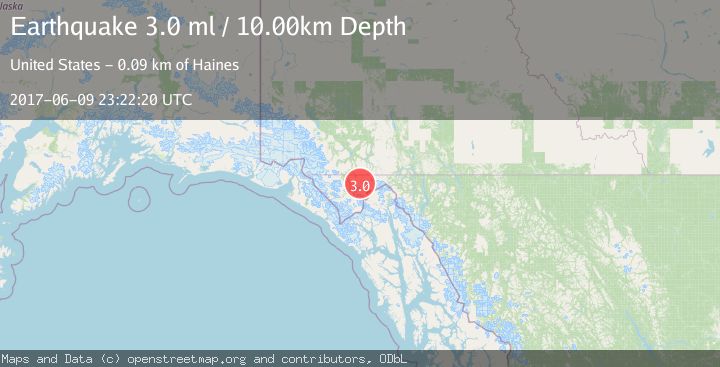 Map of SOUTHEASTERN ALASKA