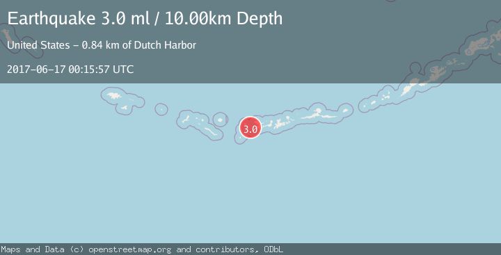 Map of ANDREANOF ISLANDS, ALEUTIAN IS.