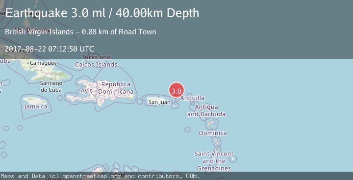 Map of VIRGIN ISLANDS REGION