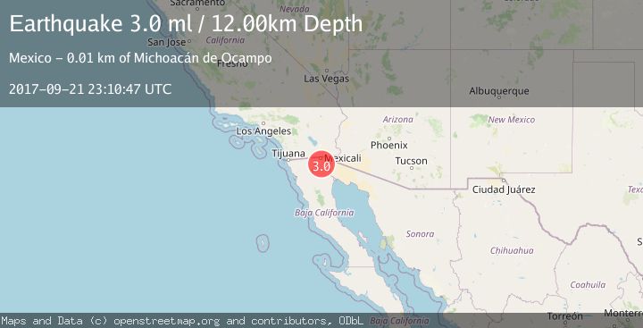 Map of BAJA CALIFORNIA, MEXICO