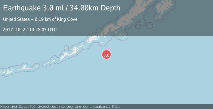 Map of SOUTH OF ALASKA