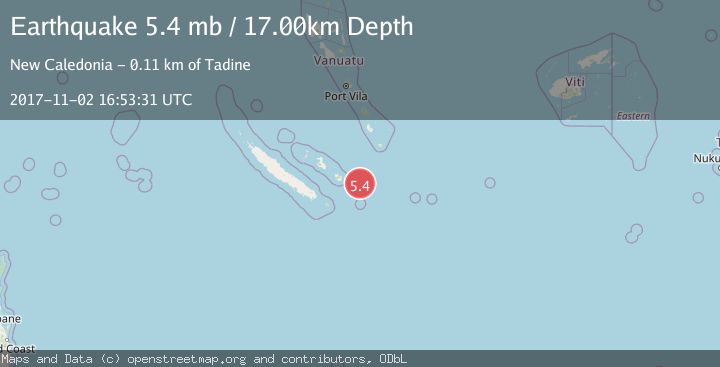 Map of LOYALTY ISLANDS