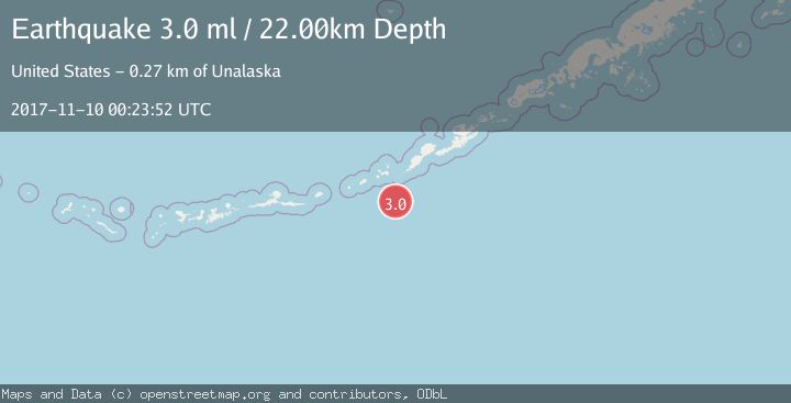 Map of FOX ISLANDS, ALEUTIAN ISLANDS