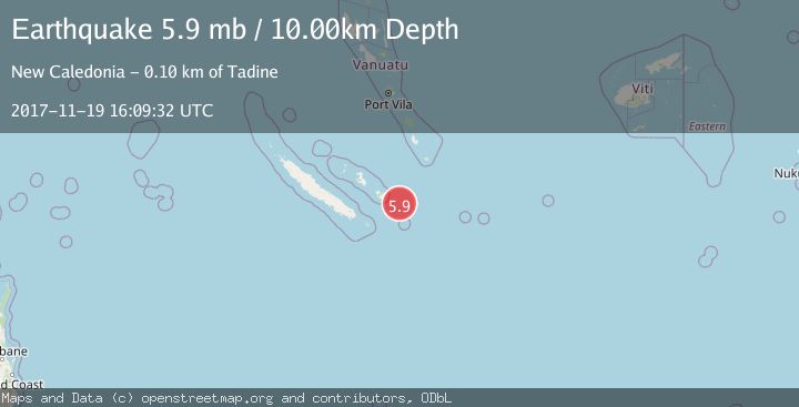 Map of LOYALTY ISLANDS
