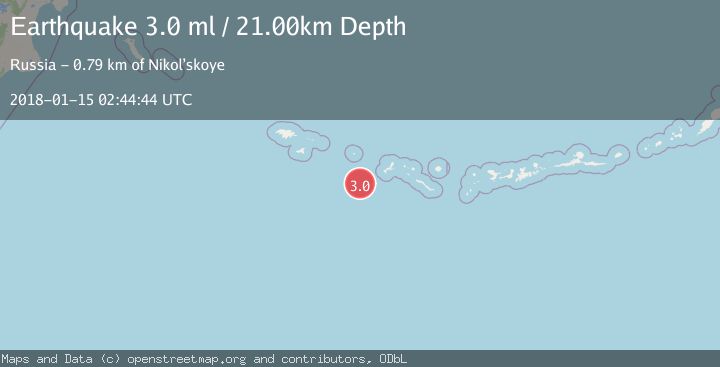 Map of RAT ISLANDS, ALEUTIAN ISLANDS