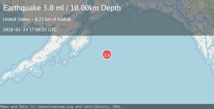 Map of GULF OF ALASKA