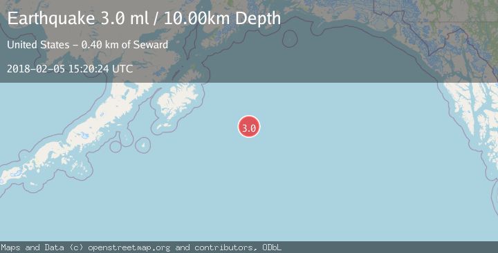 Map of GULF OF ALASKA