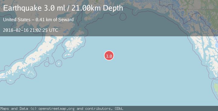 Map of GULF OF ALASKA