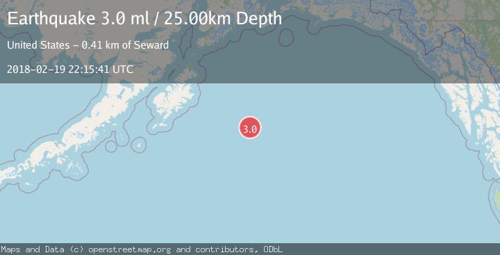 Map of GULF OF ALASKA