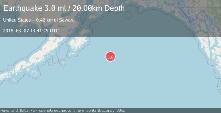 Map of GULF OF ALASKA