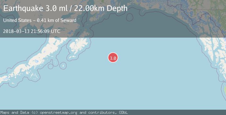 Map of GULF OF ALASKA