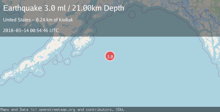 Map of GULF OF ALASKA
