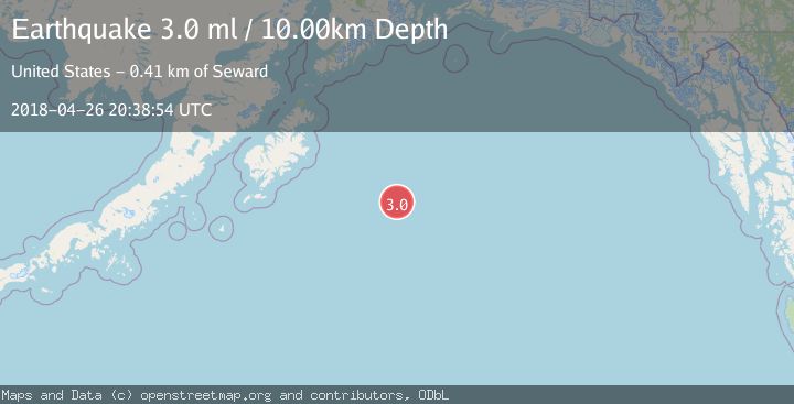 Map of GULF OF ALASKA