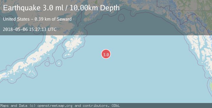 Map of GULF OF ALASKA