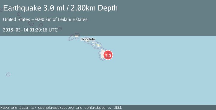 Map of HAWAII REGION, HAWAII