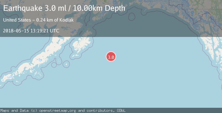 Map of GULF OF ALASKA
