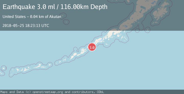 Map of FOX ISLANDS, ALEUTIAN ISLANDS