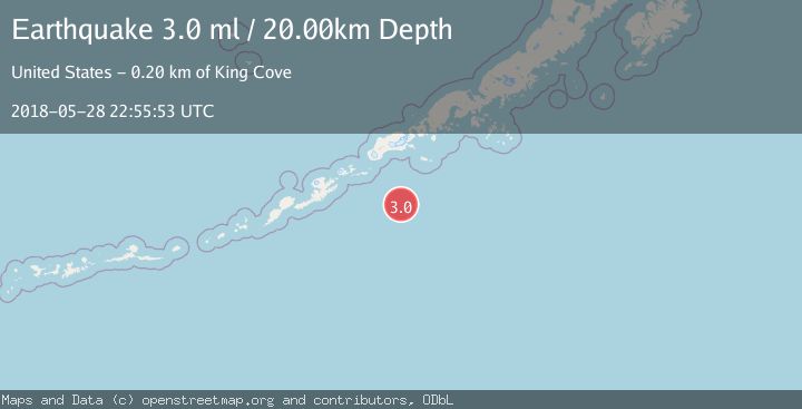 Map of UNIMAK ISLAND REGION, ALASKA
