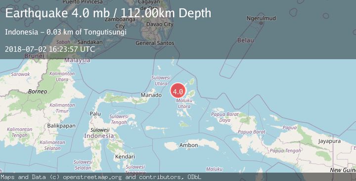 Map of HALMAHERA, INDONESIA