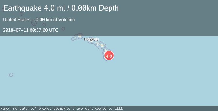 Map of ISLAND OF HAWAII, HAWAII
