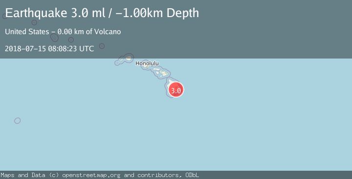 Map of ISLAND OF HAWAII, HAWAII