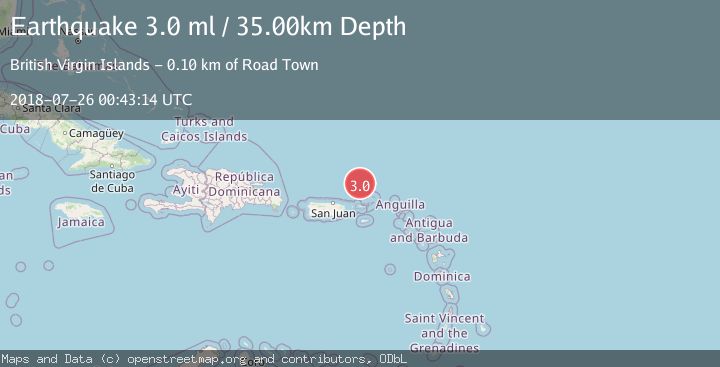 Map of VIRGIN ISLANDS REGION