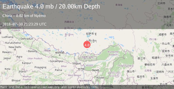 Map of EASTERN XIZANG