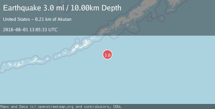 Map of SOUTH OF ALASKA