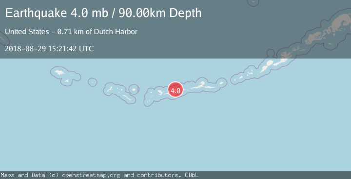 Map of ANDREANOF ISLANDS, ALEUTIAN IS.