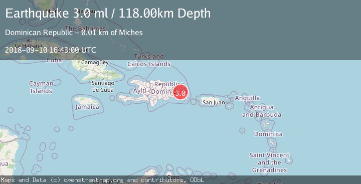 Map of DOMINICAN REPUBLIC