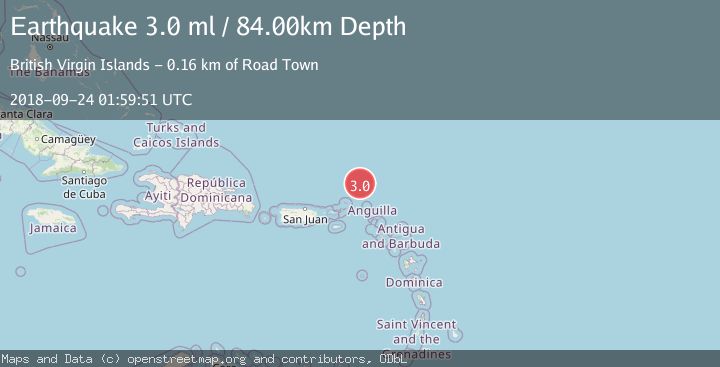 Map of VIRGIN ISLANDS REGION