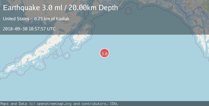 Map of GULF OF ALASKA