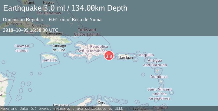 Map of MONA PASSAGE, DOMINICAN REPUBLIC