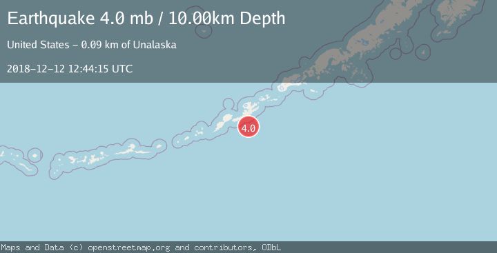 Map of FOX ISLANDS, ALEUTIAN ISLANDS