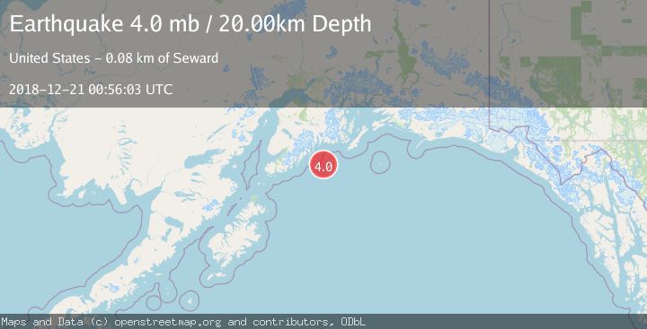 Map of KENAI PENINSULA, ALASKA