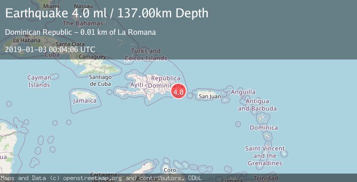 Map of DOMINICAN REPUBLIC