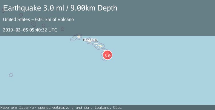 Map of ISLAND OF HAWAII, HAWAII