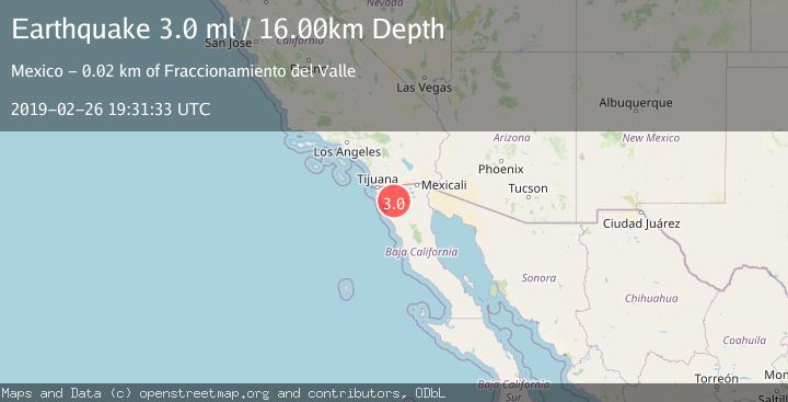 Map of BAJA CALIFORNIA, MEXICO