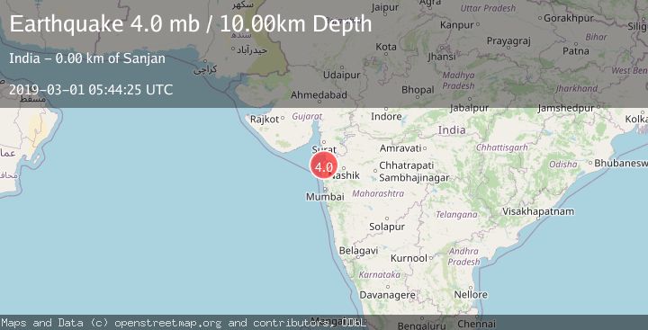 Map of NEAR THE COAST OF GUJARAT, INDIA