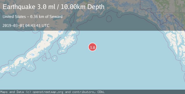 Map of GULF OF ALASKA