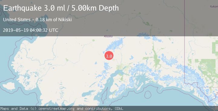 Map of CENTRAL ALASKA