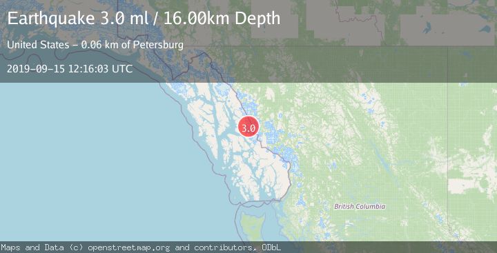 Map of SOUTHEASTERN ALASKA