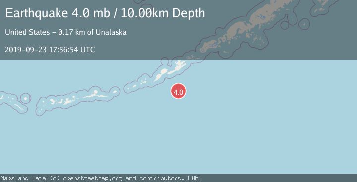 Map of FOX ISLANDS, ALEUTIAN ISLANDS