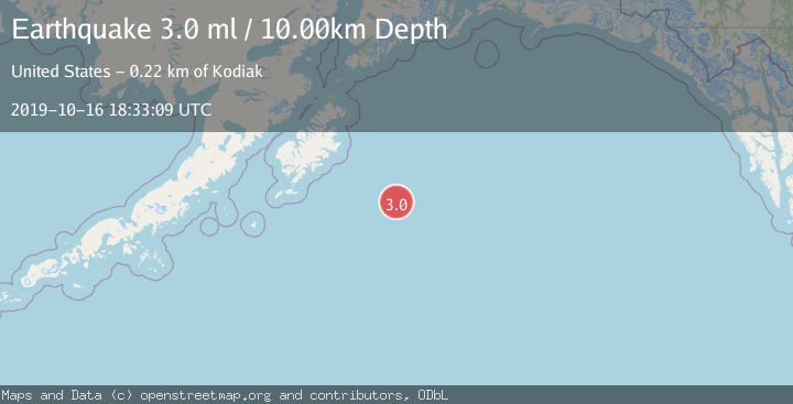 Map of GULF OF ALASKA