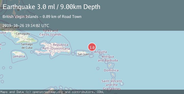 Map of VIRGIN ISLANDS REGION
