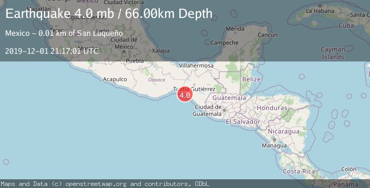 Map of OFFSHORE CHIAPAS, MEXICO