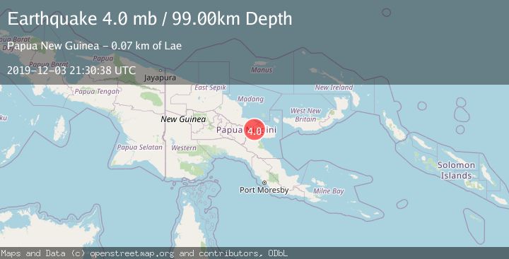 Map of EASTERN NEW GUINEA REG., P.N.G.